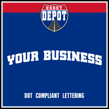 Load image into Gallery viewer, Arched Business Name Truck Door Decal (2-Pack)