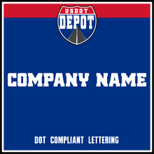 Load image into Gallery viewer, Custom Company Name Truck Door Decal Lettering (2-Pack)