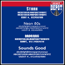 Load image into Gallery viewer, Trucking Business Name with USDOT, MC & GVW Number Lettering Decal Sticker (2-Pack)