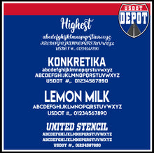 Load image into Gallery viewer, Trucking Business Name with USDOT, MC, KYU & CA Numbers (2-Pack)