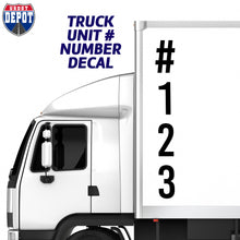 Load image into Gallery viewer, vertical truck unit sticker decal