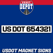 Load image into Gallery viewer, usdot magnet sign
